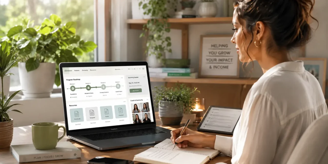 Créer un programme de coaching en ligne qui transforme votre activité